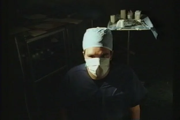 A surgeon in frame